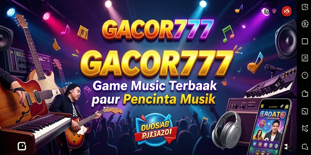 Screenshot gameplay GACOR777 yang menunjukkan keseruan bermain musik.