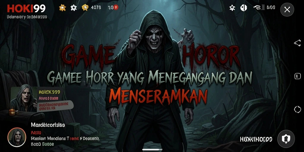 Gameplay menegangkan HOKI99 dengan elemen horor yang intens.