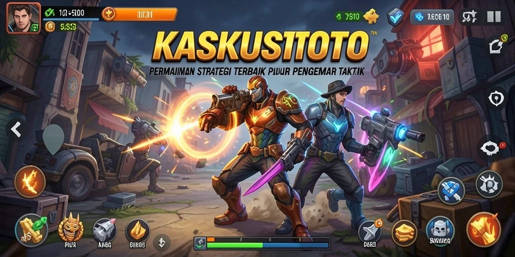 Tangkapan layar dari gameplay KASKUSTOTO yang menampilkan pertempuran strategi.