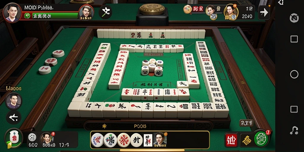 Tampilan gameplay MPOID dengan grafis menarik dan tantangan Mahjong.