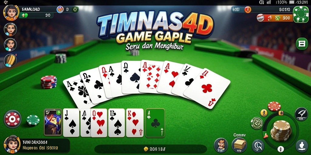 Tampilan gameplay seru dari TIMNAS4D yang mengasyikkan.