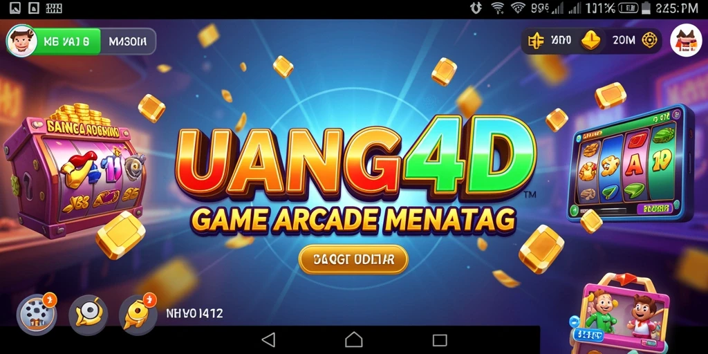 Tampilan gameplay seru dan menantang dari UANG4D.