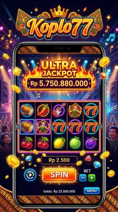 Tampilan antarmuka aplikasi koplo77 yang mudah digunakan.